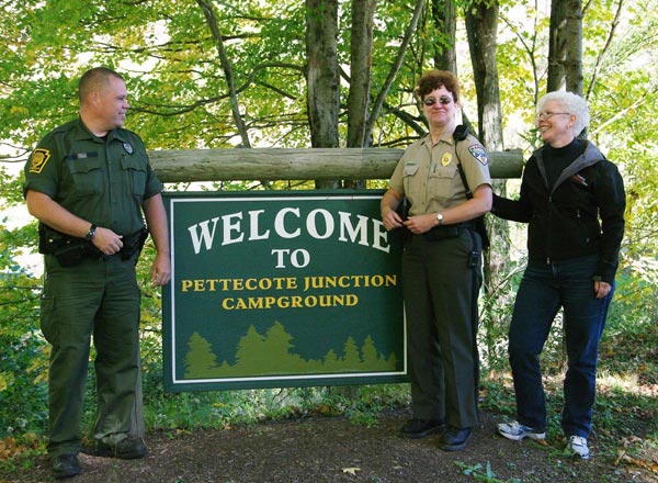 Robyn and DCNR officers