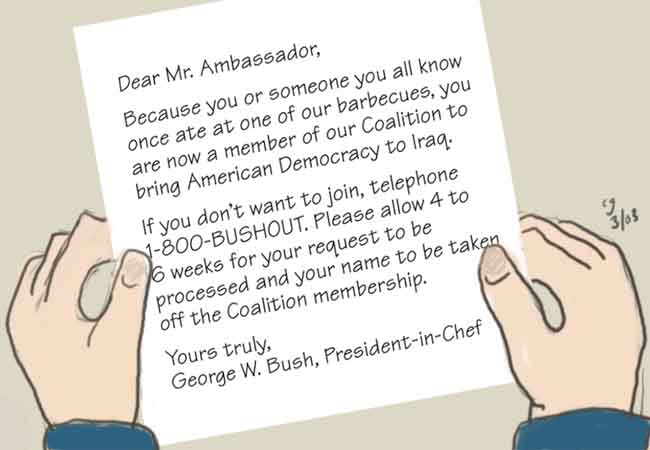 George Bush memo