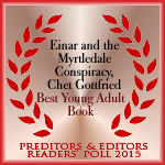 Preditors & Editors, first place, ya novel 2015