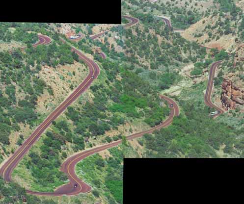 Zig and zag: Route 9