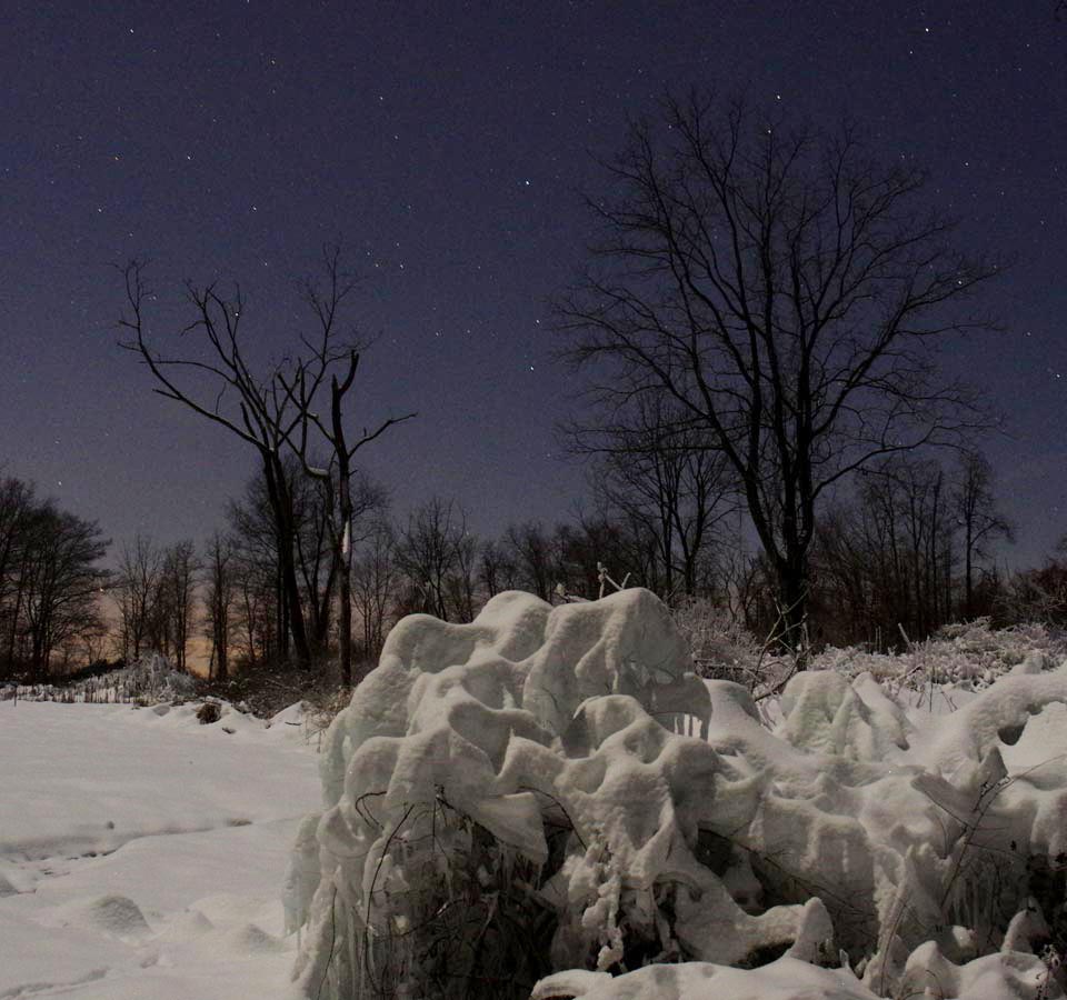 Snow, ice, and stars